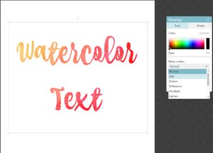 Make Watercolor Text Without Photoshop